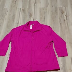 Talbots Fuchsia Utility Jacket